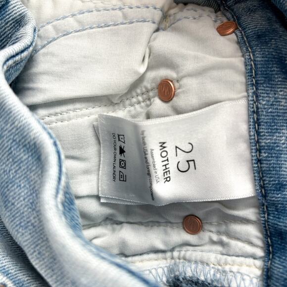 NWT MOTHER The Looker Step Ankle Fray Despite Differences Jeans 25 - Picture 11 of 12